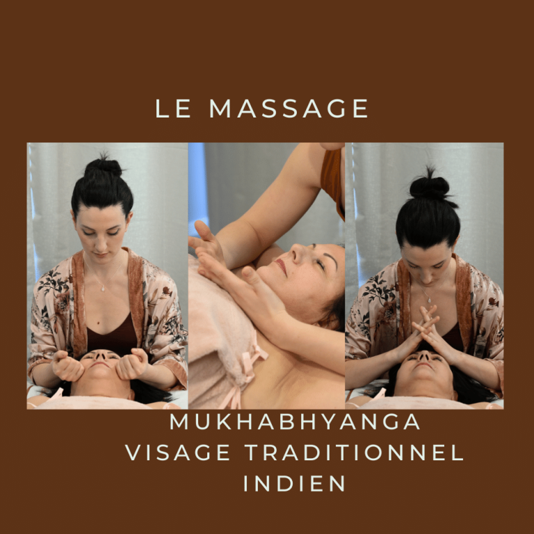 Massage traditionnel indien mukhabhyanga visage